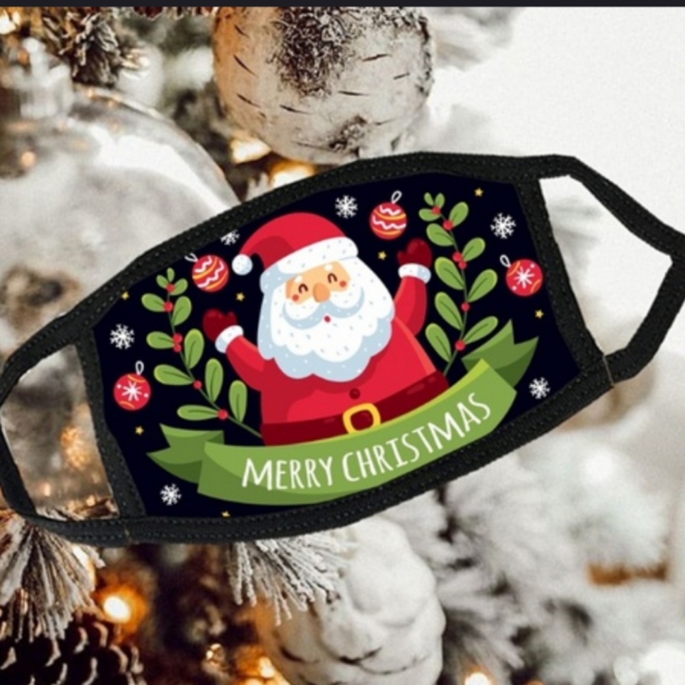 Mask  Santa Merry Christmas Unisex